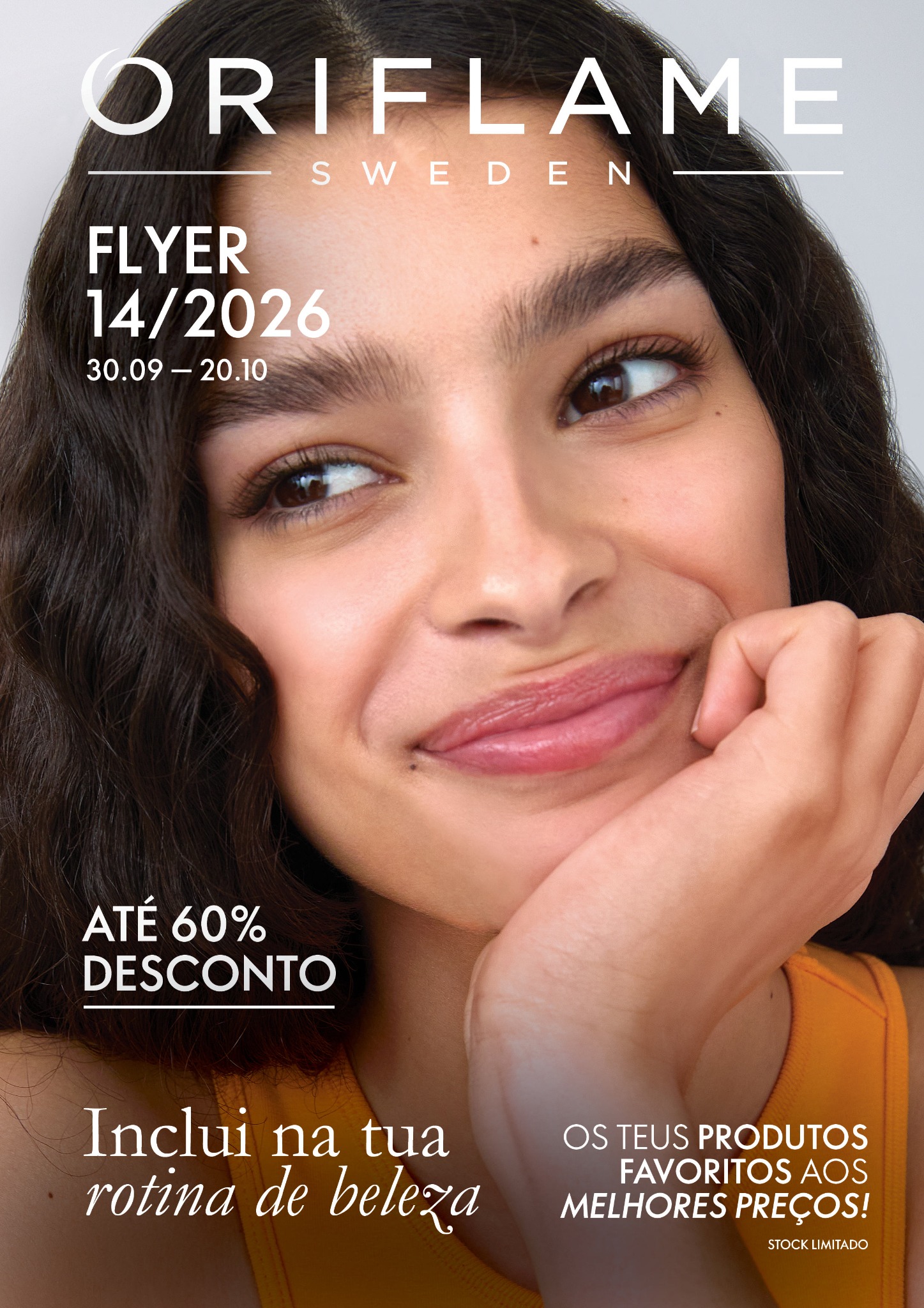 Capa do Flyer Oriflame 14/2026